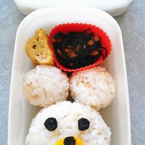 簡単キャラ弁☆くまのがっこう　ジャッキーのお弁当♪